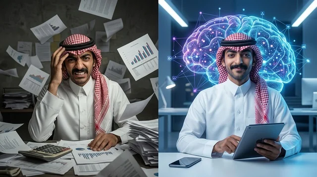 مقارنة التحول الرقمي والرقمنة لرجال الأعمال العرب