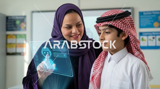 التعليم الذكي للأطفال مع العائلة والذكاء الاصطناعي