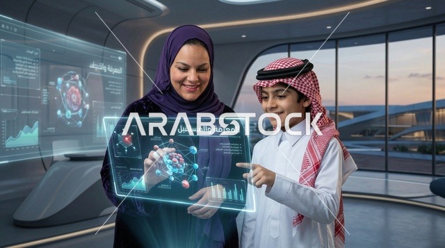 Futuristic Smart Learning with Saudi Hologram Screen