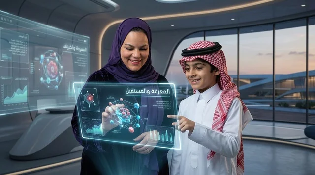 التعلم الذكي وتقنيات الهولوغرام الحديثة في السعودية