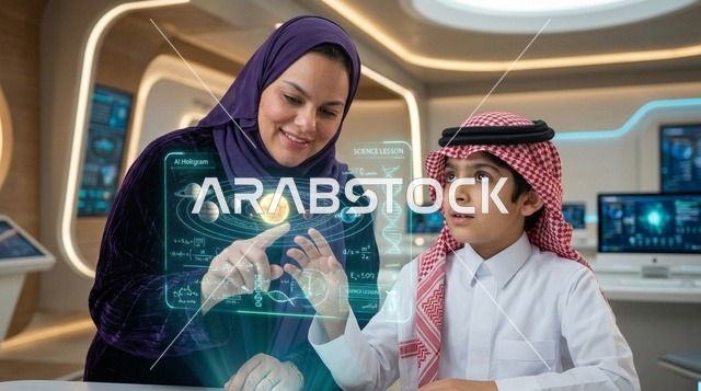 التعلم الذكي وتقنية الهولوغرام في الفصول السعودية