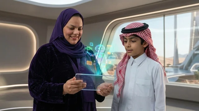 تقنية التعلم الذكي والتعليم الرقمي المستقبلي بالسعودية
