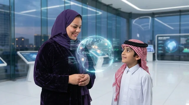 التعلم الذكي والابتكار التقني مع هولوجرام ثلاثي الأبعاد