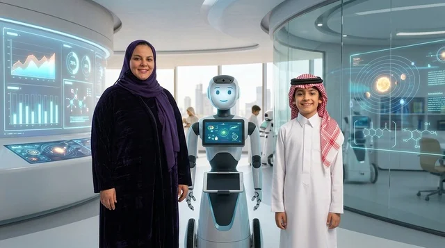 التعلم الذكي والروبوتات في الفصول الدراسية السعودية