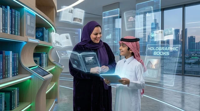 التعلم الذكي في مكتبة المستقبل السعودية