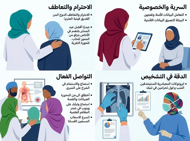 Healthcare Medical Principles Infographic Illustration