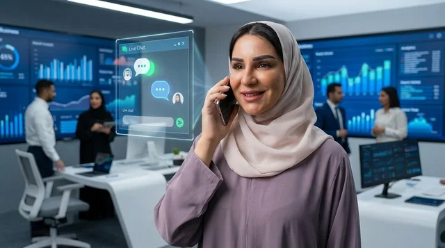 سيدة أعمال سعودية تستخدم تقنية الهولوجرام في مكتب حديث سيدة أعمال سعودية تستخدم تقنية الهولوجرام في مكتب حديث