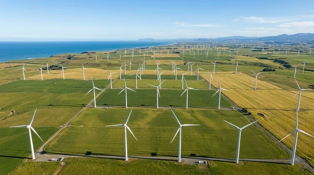 Wind turbine field