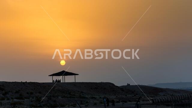 Scenic Views from Al Shuba Hanging Bridge Trail in Al Ahsa, Eastern Province near Al Hofuf, Saudi Arabia. Scenic Views from Al Shuba Hanging Bridge Trail in Al Ahsa, Eastern Province near Al Hofuf, Saudi Arabia.