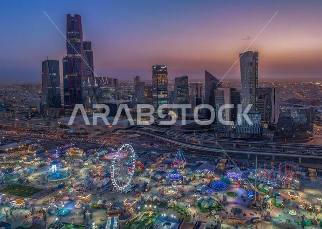 Daytime view of King Abdullah Financial District in Riyadh, Saudi Arabia, featuring modern skyscrapers and contemporary urban architecture. Daytime view of King Abdullah Financial District in Riyadh, Saudi Arabia, featuring modern skyscrapers and contemporary urban architecture.