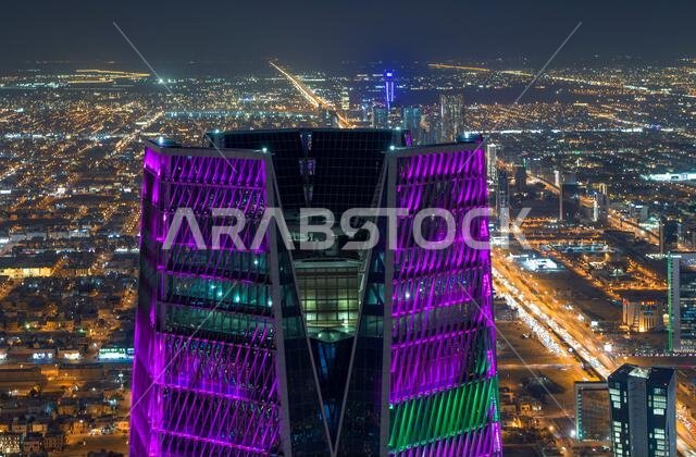 Daytime view of King Abdullah Financial District in Riyadh, Saudi Arabia, featuring modern skyscrapers and contemporary urban architecture. Daytime view of King Abdullah Financial District in Riyadh, Saudi Arabia, featuring modern skyscrapers and contemporary urban architecture.