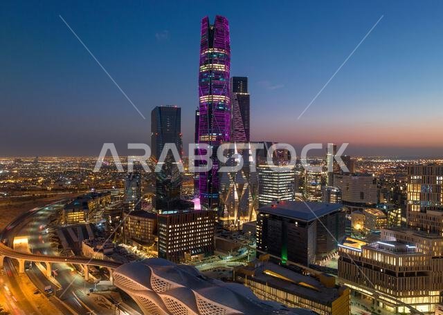 Daytime view of King Abdullah Financial District in Riyadh, Saudi Arabia, featuring modern skyscrapers and contemporary urban architecture. Daytime view of King Abdullah Financial District in Riyadh, Saudi Arabia, featuring modern skyscrapers and contemporary urban architecture.