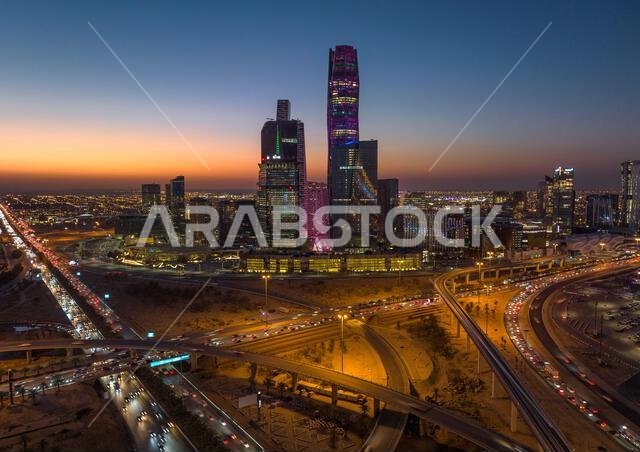 Daytime view of King Abdullah Financial District in Riyadh, Saudi Arabia, featuring modern skyscrapers and contemporary urban architecture. Daytime view of King Abdullah Financial District in Riyadh, Saudi Arabia, featuring modern skyscrapers and contemporary urban architecture.