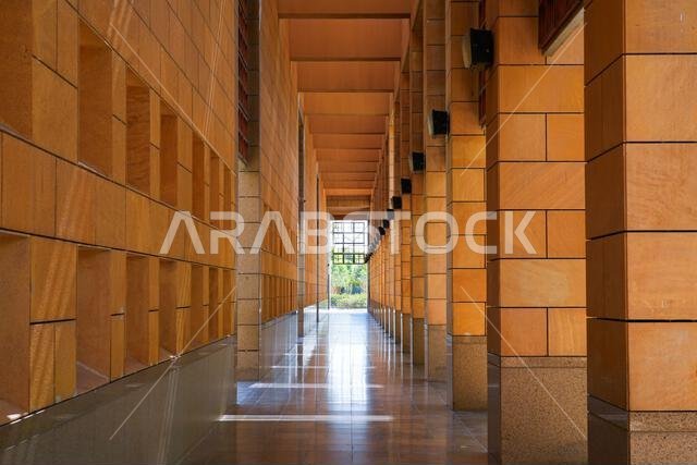 Modern colonnade of the National Museum of Saudi Arabia in Riyadh Modern colonnade of the National Museum of Saudi Arabia in Riyadh