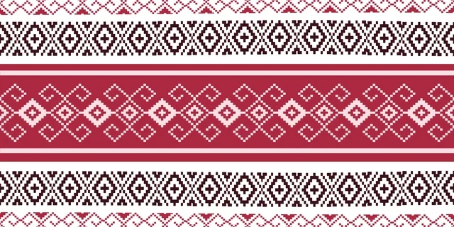Traditional Saudi Sadu Pattern and Geometric Background