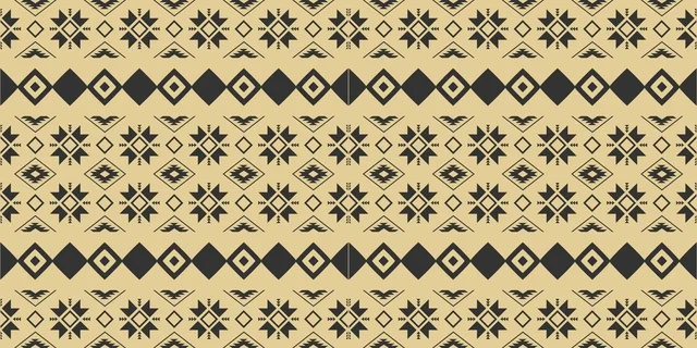 Traditional Saudi Sadu Geometric Pattern Background