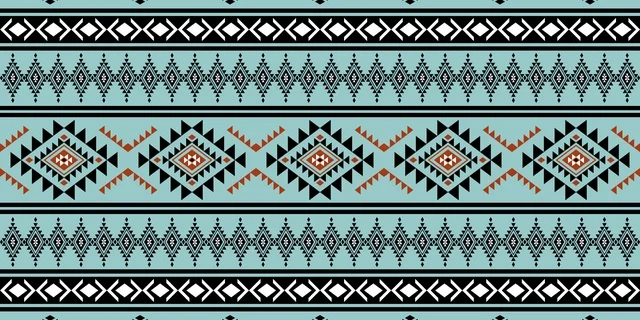 خلفية نمط السدو التراثي السعودي والزخارف الإسلامية