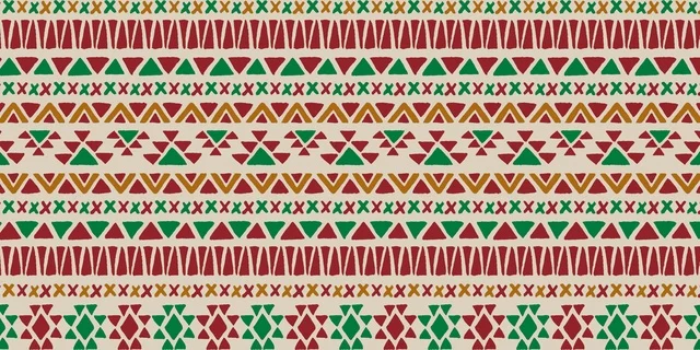Traditional Saudi Sadu Geometric Heritage Pattern