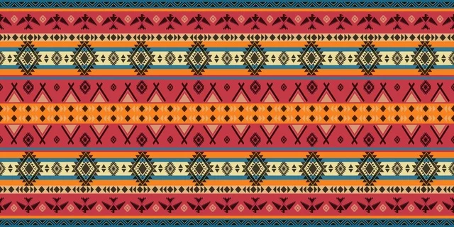 Traditional Saudi Sadu Pattern Background with Tribal Motifs