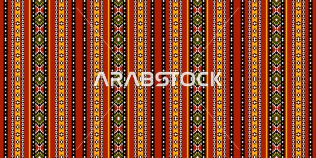 Traditional Saudi Sadu Textile Pattern Background