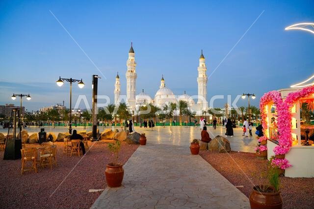Quba Mosque in the holy city of Madinah, Saudi Arabia