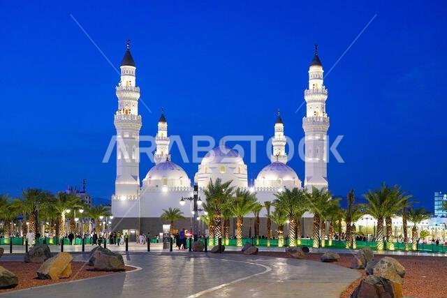 Quba Mosque in the holy city of Madinah, Saudi Arabia