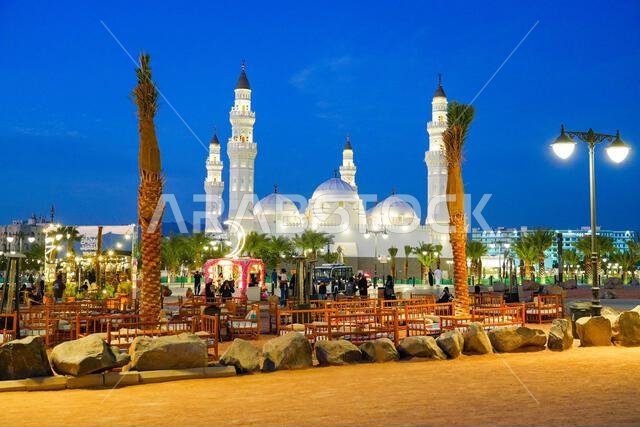 Quba Mosque in the holy city of Madinah, Saudi Arabia