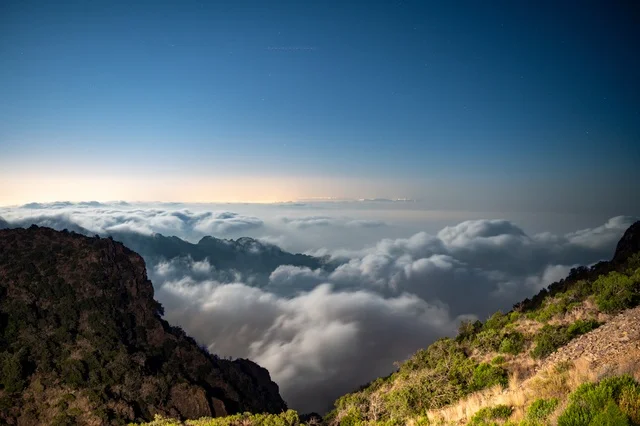 Asir Mountains Saudi Arabia Cloud Covered Landscape Asir Mountains Saudi Arabia Cloud Covered Landscape