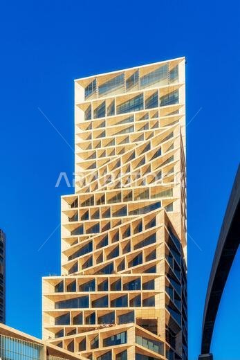 Modern buildings in King Abdullah Financial District (KAFD), Riyadh, Saudi Arabia.