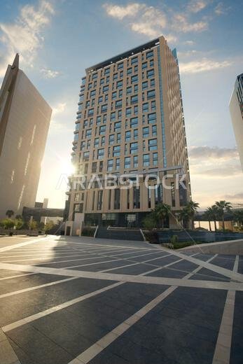 مبانٍ حديثة في مركز الملك عبد الله المالي (KAFD)، الرياض، المملكة العربية السعودية.