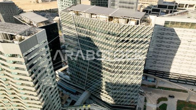 مبانٍ حديثة في مركز الملك عبد الله المالي (KAFD)، الرياض، المملكة العربية السعودية.