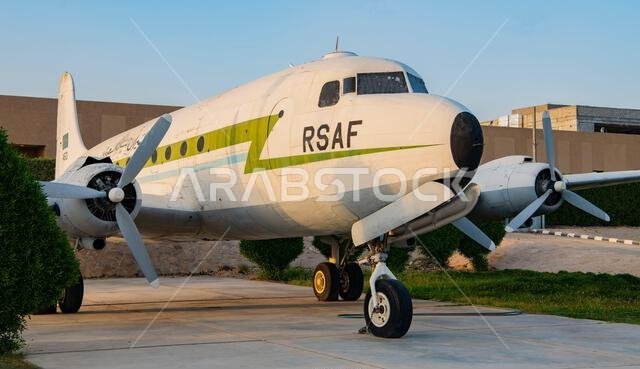 Douglas DC-4 at Royal Saudi Air Force Museum in Riyadh, Saudi Arabia