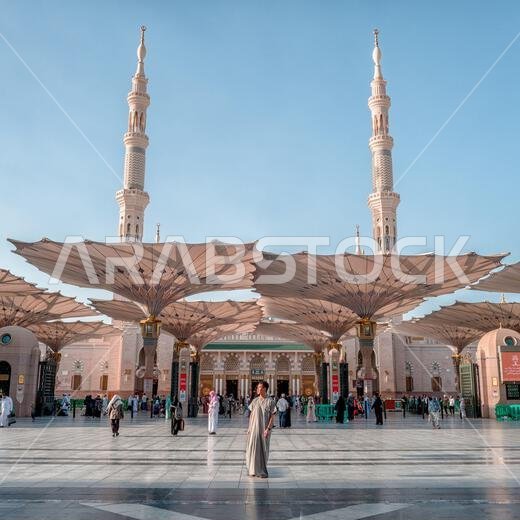 The Prophet's Mosque in Medina The Prophet's Mosque in Medina
