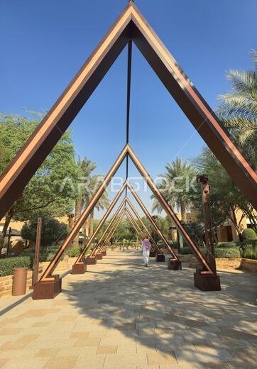 The ancient ruins of Diriyah, near Riyadh, Saudi Arabia.