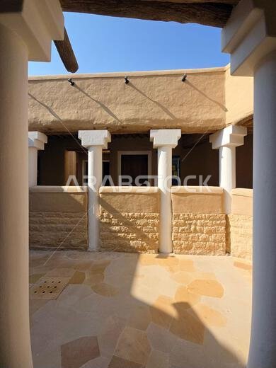 الآثار القديمة في الدرعية، بالقرب من الرياض، المملكة العربية السعودية.