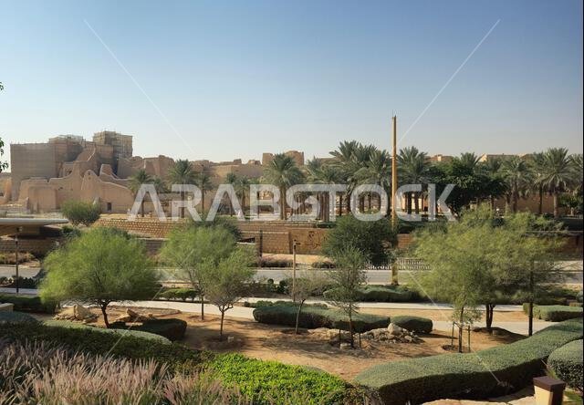 The ancient ruins of Diriyah, near Riyadh, Saudi Arabia.