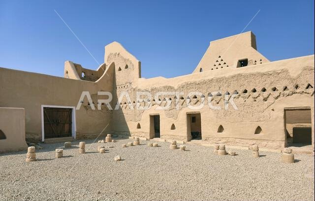 الآثار القديمة في الدرعية، بالقرب من الرياض، المملكة العربية السعودية.