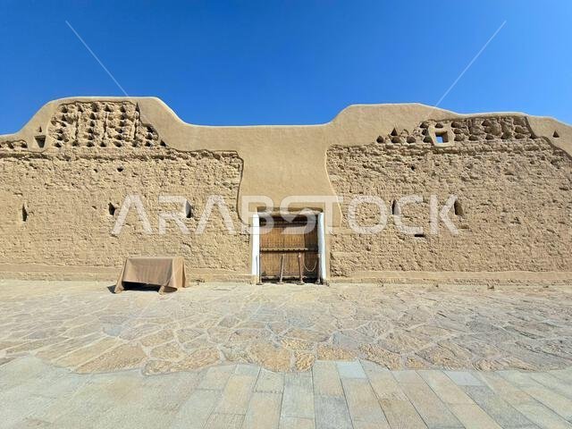 الآثار القديمة في الدرعية، بالقرب من الرياض، المملكة العربية السعودية.