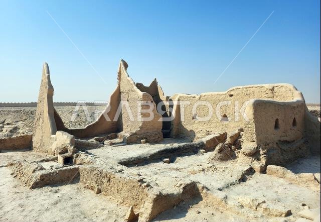 The ancient ruins of Diriyah, near Riyadh, Saudi Arabia.
