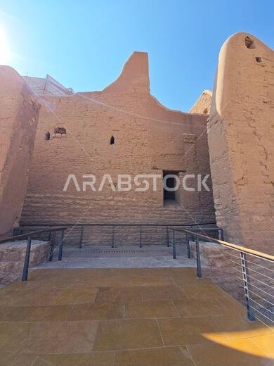 الآثار القديمة في الدرعية، بالقرب من الرياض، المملكة العربية السعودية.