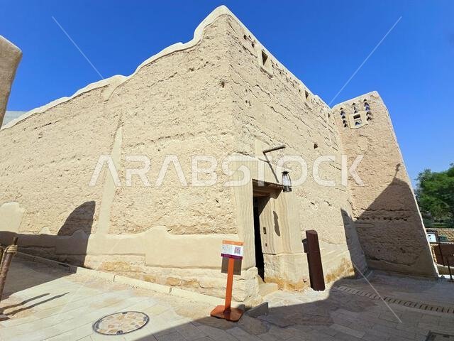 الآثار القديمة في الدرعية، بالقرب من الرياض، المملكة العربية السعودية.