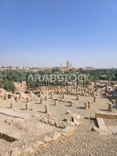 The ancient ruins of Diriyah, near Riyadh, Saudi Arabia.
