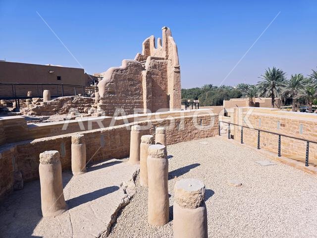 The ancient ruins of Diriyah, near Riyadh, Saudi Arabia.