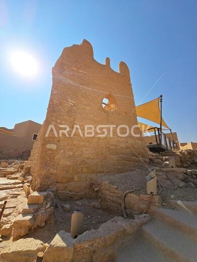 The ancient ruins of Diriyah, near Riyadh, Saudi Arabia. The ancient ruins of Diriyah, near Riyadh, Saudi Arabia.