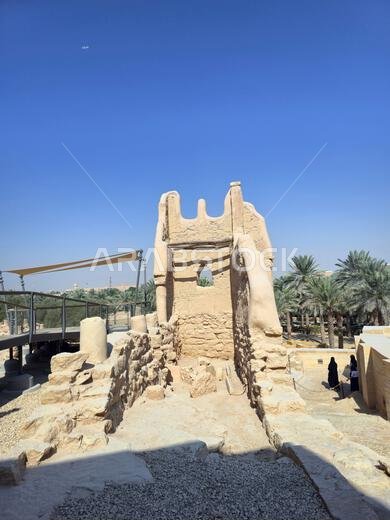 The ancient ruins of Diriyah, near Riyadh, Saudi Arabia.