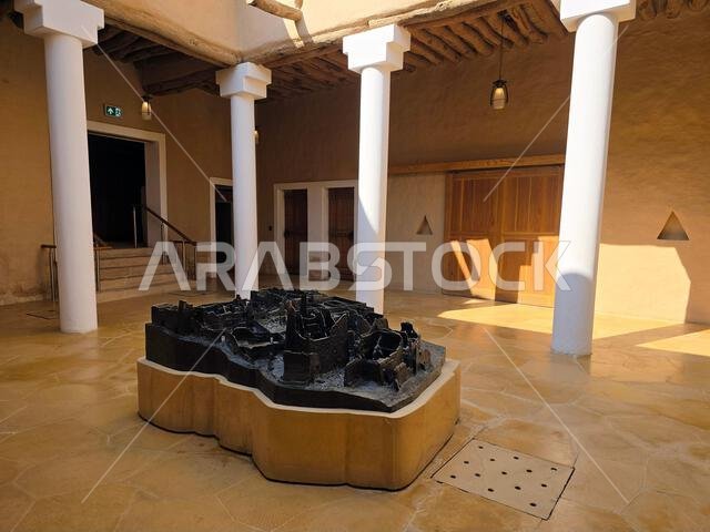 الآثار القديمة في الدرعية، بالقرب من الرياض، المملكة العربية السعودية.