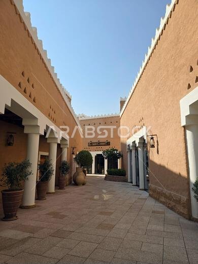 الآثار القديمة في الدرعية، بالقرب من الرياض، المملكة العربية السعودية.