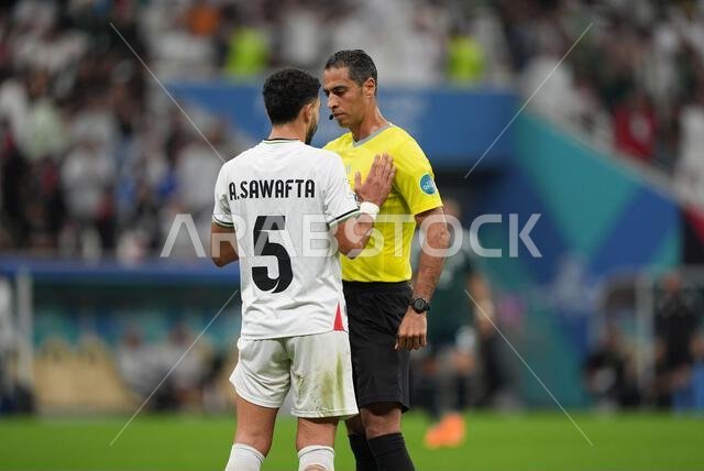 Doha, Qatar - December 11, 2025: Saudi Arabia advances to semifinals after defeating Palestine 2-1 in extra time during the FIFA Arab Cup Qatar 2025 quarterfinal at Lusail Stadium during FIFA Arab cup in Doha, Qatar on 11th Dec, 2025.Credit:Ranjith Kumar/Alamy Live news