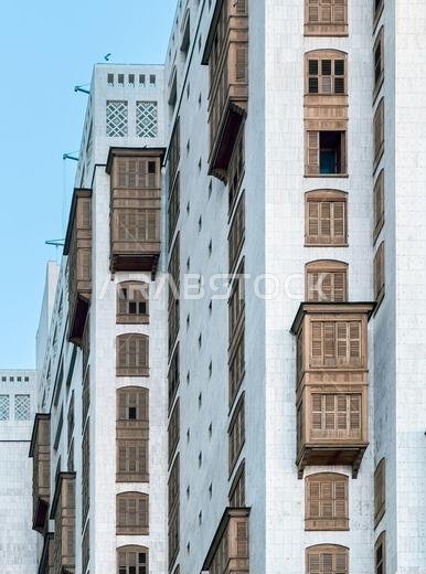 Mecca, Saudi Arabia – December 18, 2025: Exterior view of Makkah Hotel near the entrance of Masjid al-Haram in Mecca.