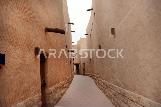 مجمع الضح التاريخي في الرياض بالمملكة العربية السعودية.